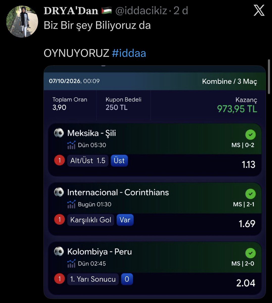 Ahselanikk's tweet photo. Başörtüsü takıp götünü satan , kumar oynayan SİYASAL FAHİŞE'lerden rabbim bizleri korusun😉 https://t.co/J5j0jfzFe5