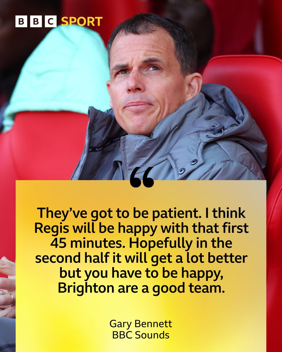 bbcnewcastle's tweet photo. Benno's verdict on that first half 👀
📲 Live Updates: https://t.co/d3cjbPhcHV
#SAFC | #SUNBRI https://t.co/Suy6szceqg
