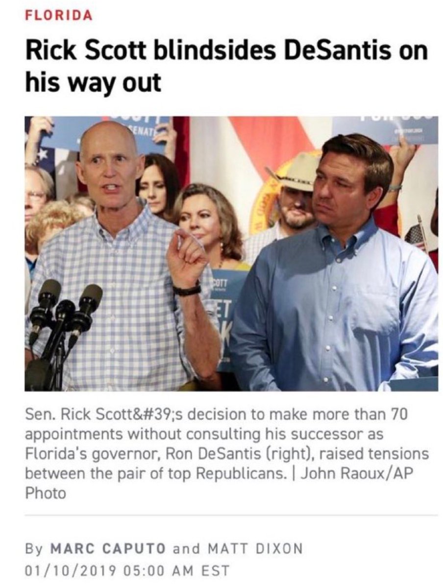 miabenetti's tweet photo. @SenRickScott 
Governor DeSantis has made you the cheap con man suit, you always have been...
Your disaster recovery policies created horror for the Citizens of Florida...
I would highly suggest you remove yourself from this states daily functions.
WE FLORIDIANS have the Greatest Governor in History...
You were a used car salesman in comparison...