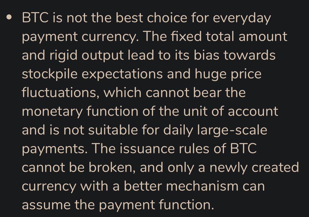 spec01010's tweet photo. #hacash addresses the following screenshot with PoW #flatcoin for stable purchasing power, 
and $BTC 1-way transfer to forever secure $BTC via $HAC’s never-ending mining (eliminates “what happens when all 21 mil are mined” issue). 

Anon created https://t.co/3iQ3Ln1GHV is a fully designed PoW monetary system addressing every single technical and monetary limitation of @Bitcoin, while securing a strong and relevant future for $BTC 

Being that #zcash offers zero monetary innovation as it is a 21 mil fixed supply & halving copy/paste, 
how does $ZEC plan on addressing the many issues with #BTC’s monetary policy which have made it largely unusable as a currency? 

https://t.co/nIgPfxOtsa 👀