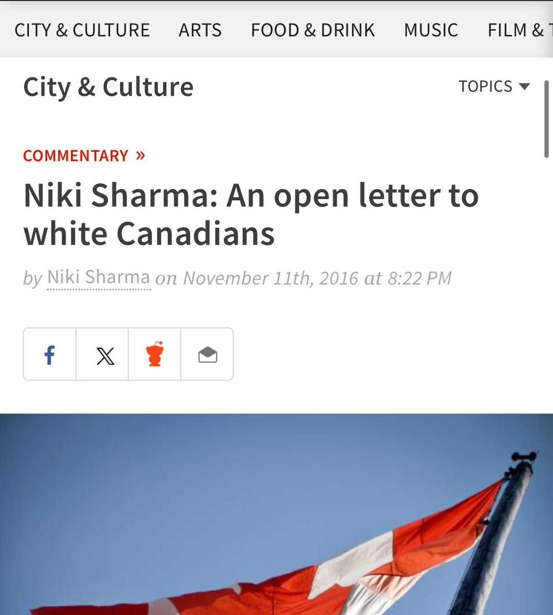 CovenantPartyCA's tweet photo. Oh look. @NikiSharma2 lecturing ALL white Canadians about racism
And equality. Coming from a racist upper caste Indian… Isn’t it ironic. https://t.co/juxx9isLtQ