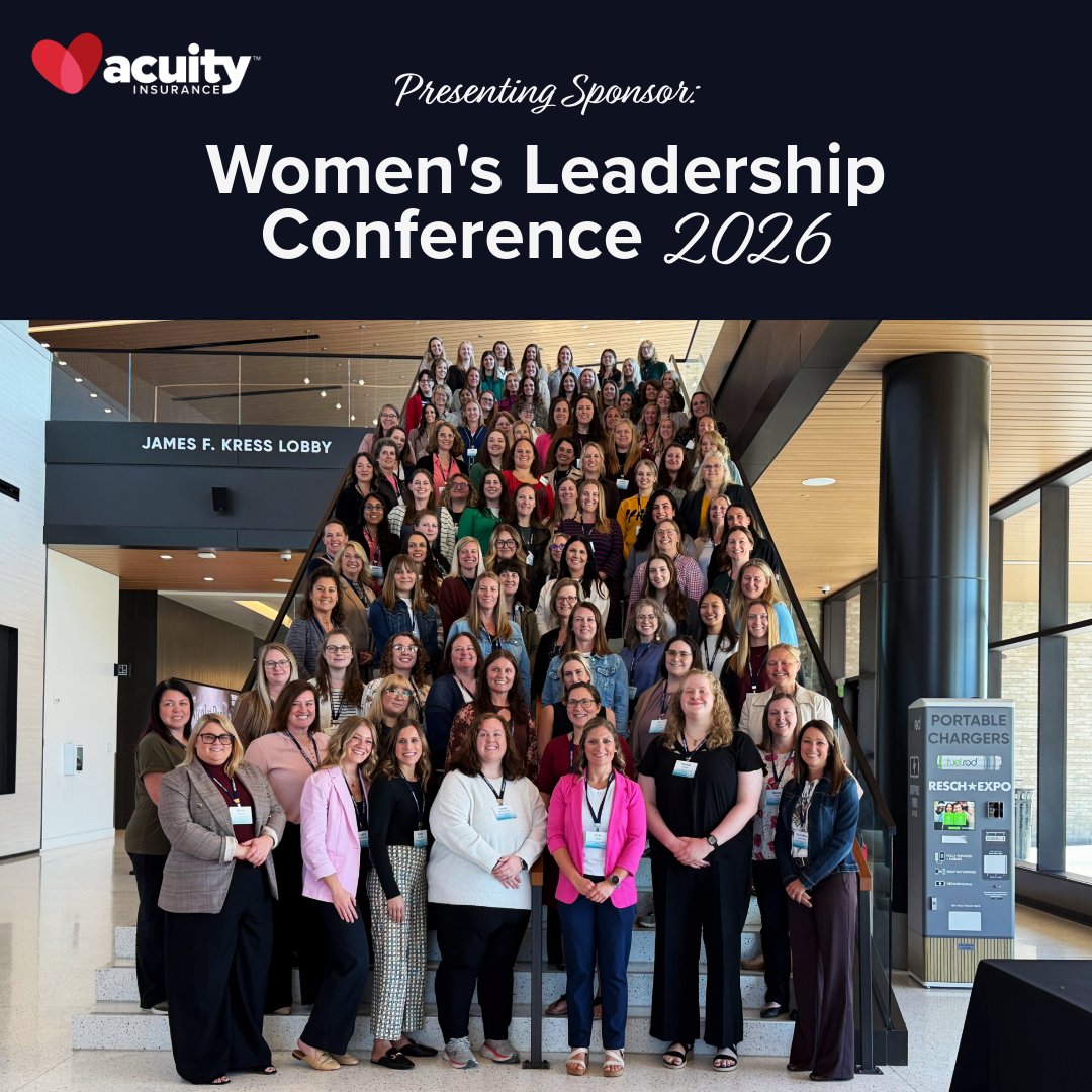 acuityinsurance's tweet photo. This past Wednesday, we were proud to serve as the presenting sponsor of the Women’s Leadership Conference in Green Bay.

Thank you to New Sage Strategies for bringing women together for another inspiring conference, and to our Acuity women who took part in this wonderful day! https://t.co/IqNsmMXd5o