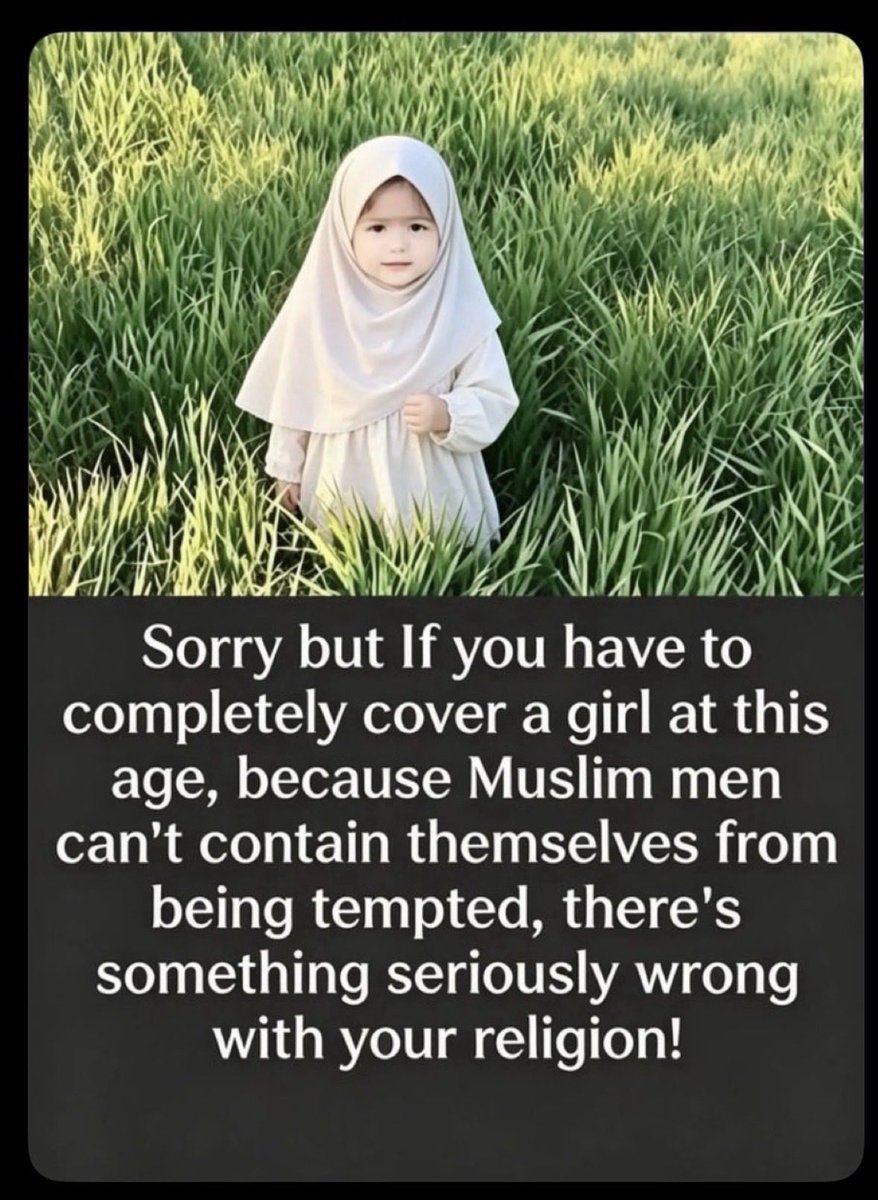 Debi19587135's tweet photo. @realMaalouf I hate scum muslims because of how they treat children, women, and animals. Oh, and they’re taught it’s OK to lie. https://t.co/XlwcE3rADb