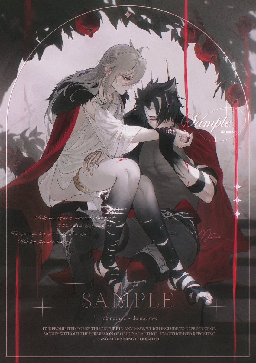 mewaru_qwq's tweet photo. Hades &amp; Persephone #wriolette https://t.co/UFERBHvthR