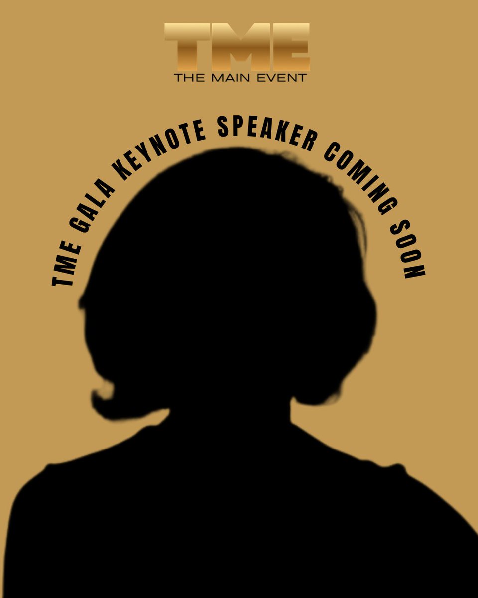 themaineventsb's tweet photo. Any guesses who will be taking the stage at The Main Event Gala this year? 👀🎤

We have an incredible keynote speaker lined up, and we can't wait to share who it is!

Stay tuned… the big reveal is coming soon! ✨ https://t.co/WbHB3JMeqT
