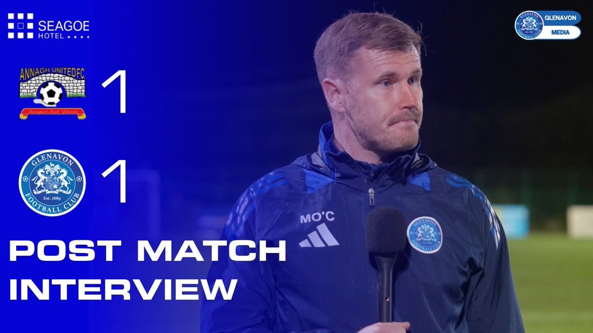 Glenavon_FC's tweet photo. REACTION | Michael O’Connor | Post Match Interview | Annagh United 1-1 Glenavon | BSC | 10/10/26 |

https://t.co/aIDPJ5zH7y

#BeJustAndFearNot
#ToSeeTheMourneviewAces
#WeAreMourneview https://t.co/MvV5iRj1F6