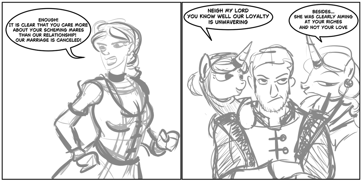 Gm_Velgarn's tweet photo. Scheming Mares Sketch
Happy 16th MLP Anniversary https://t.co/CzNKoHQLre