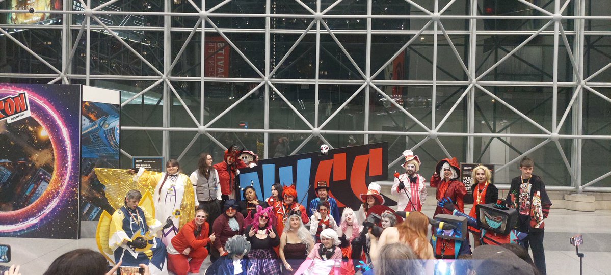 Nicknak2215's tweet photo. (Helluva Boss Cosplay Meetup): #nycc #HelluvaBoss https://t.co/YW4OEjVpt3