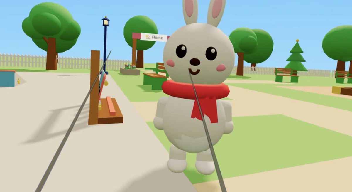 openmayhem_ai's tweet photo. Playbay now supports XR via OpenMayhem &amp; MCP!

It's amazing, use your agents to create, host &amp; sell mp games on Playbay!

Try it out on Quest 3:

- Open https://t.co/L9eUOsy175 in Quest 3's browser
- Play Snuggle Town Treehouse
- Click on "VR" and play!

Stream frame incoming. https://t.co/T7elwauQzL