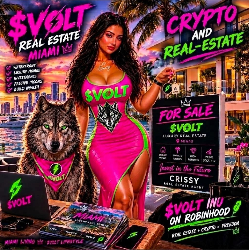 Crissycryptofox's tweet photo. 🏡⚡ TWO PASSIONS. ONE POWERFUL MINDSET.

Real estate is Crissy’s passion. 🚨
$VOLT is her electric obsession! 

 helping people find their dream homes to standing strong with the $VOLT ARMY

Two worlds where vision, dedication, and community matter!

🏡 RE
⚡ Crypto ambition. https://t.co/PaqeWfgBtw