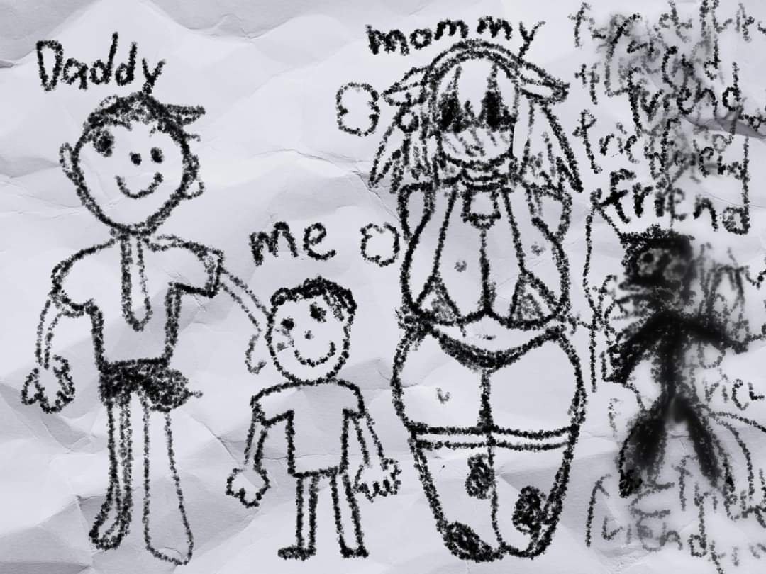 bitzogt's tweet photo. Que amm...l-lindo d-dibujo hiso mi hijo..~ https://t.co/uQjeaRDNNU