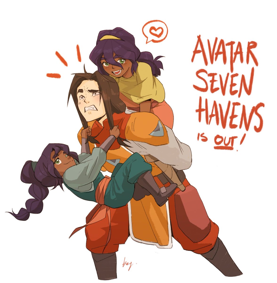 kactuskidarts's tweet photo. SEVEN HAVENS IS OUT!! I had the wonderful opportunity to work as a board artist on a few episodes!! I hope everyone enjoys the show! :) #avsh #avatarsevenhavens #a7h #avatar #atla #pavi #nisha #jae https://t.co/AtcxJrlzx4