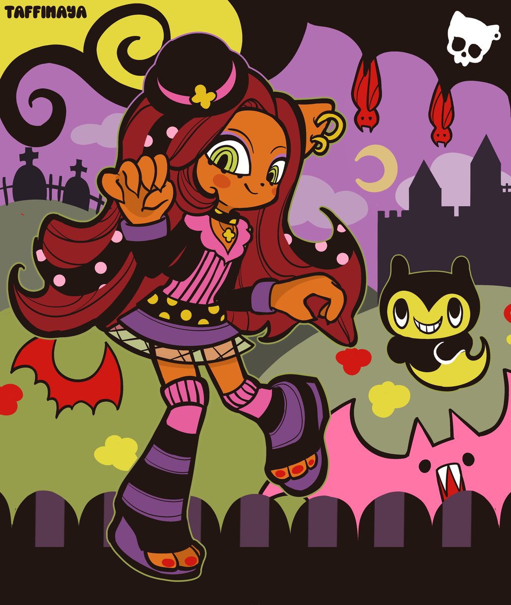 taffimaya's tweet photo. Clawdeen Wolf as a 2010s icon 🌙 #MonsterHigh https://t.co/DZwQN46lH3