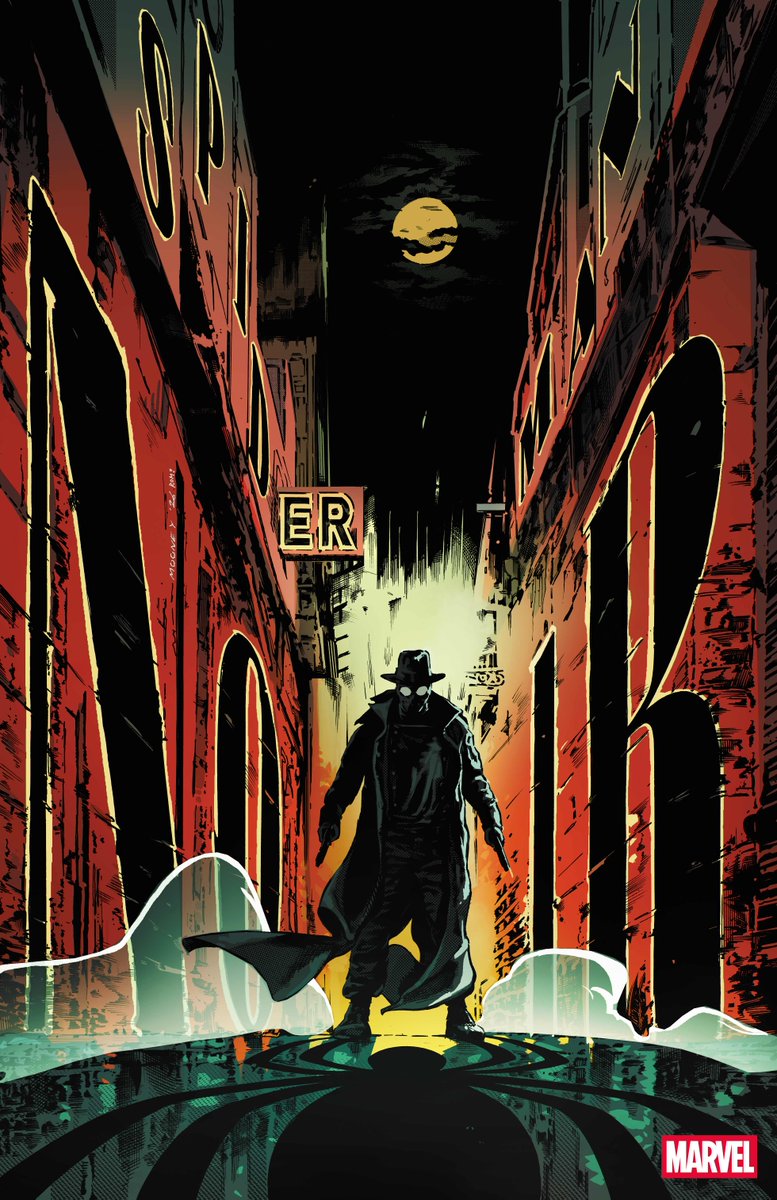 MarvelComicsHQ's tweet photo. 🕷️ ‘Spider-Man: Noir’ #1, a limited series by Alex Segura &amp; Farid Karami 

🎨: Stephen Mooney #MarvelNYCC https://t.co/trObVVGmj2
