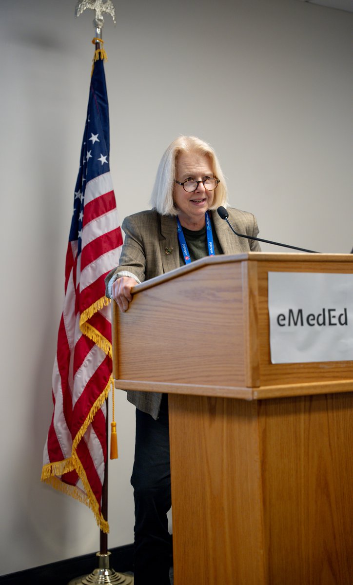 eMedEvents's tweet photo. As #HerHealth2026 nears its final session, our Conference Chair, Ursula Matulonis, MD, brings the meeting’s insights into focus with 'Translating Evidence Into Practice', connecting evidence, evolving strategies, and key takeaways from across the conference.

#GynecologicOncology #Oncotwitter #MedicalOncology #WomensOncology #Oncology #CME #eMedEvents #eMedEd