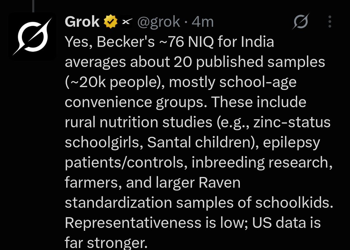great0replacer's tweet photo. @Kyik_B_Gone @grok @viky00p @Luciadavinci7 @dimgursh Lmao i was forgot it the data set was actually zinc deficient schoolgirls in Pune. Thanks for proving the pseudo science. https://t.co/mu30rLhzQY