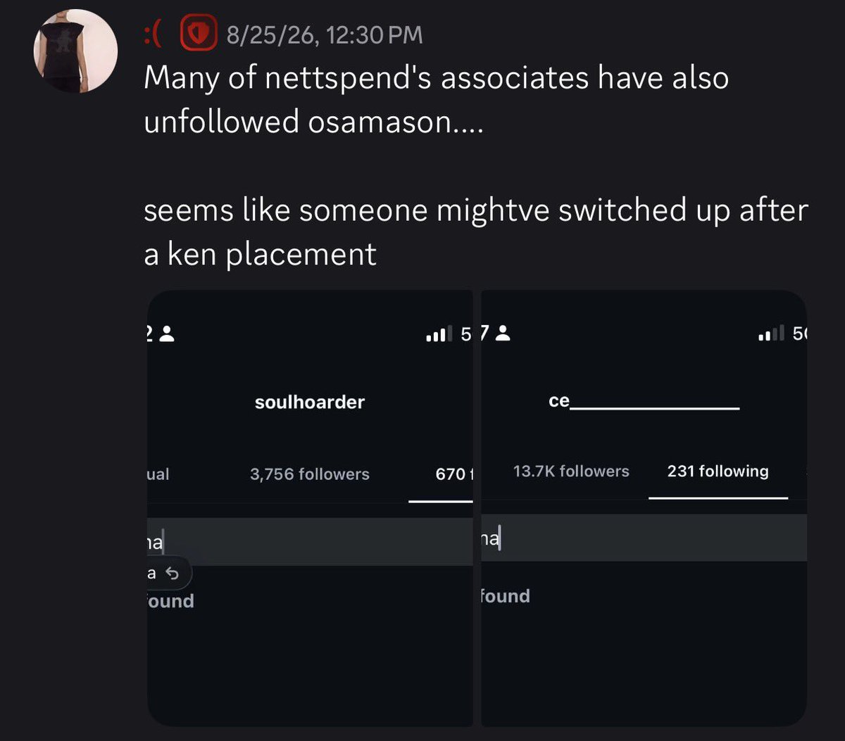 chiefdosaa_'s tweet photo. A newly surfaced Instagram story from OsamaSon’s private account reveals that OsamaSon made violent threats to Nettspend and his team during the early hours of August 25, likely influencing Nettspend’s decision to drop from First Class Fest later that day and causing them to fall out😬💔