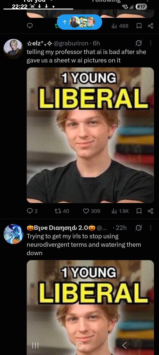 flying_rat_bih's tweet photo. My tl is all 1 young liberal https://t.co/f4o6pFNxex