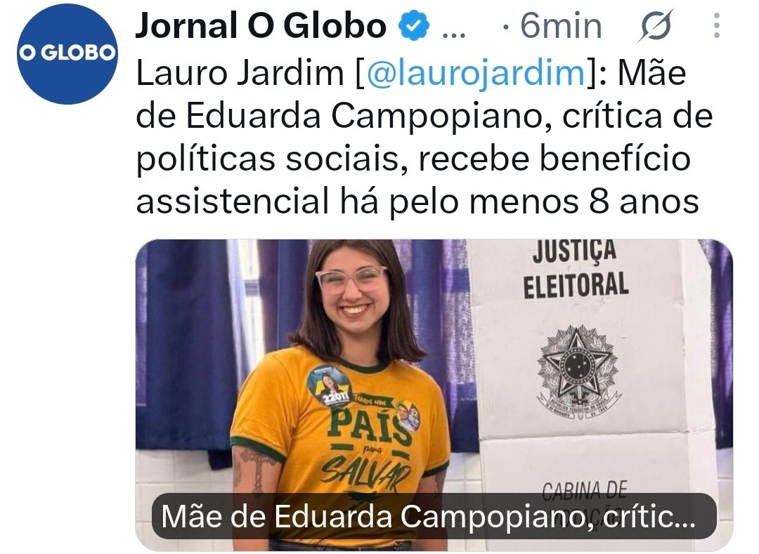 jojopancada's tweet photo. Mãe de Eduarda Campopiano, recebe benefício assistencial há pelo menos 8 anos.

Bolsonaristas querem ser pedras e escondem seus telhados de vidro.

#EXER https://t.co/pqRsamWBQB