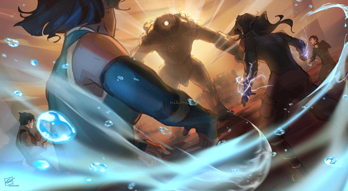 nikoniko_808's tweet photo. felt nostalgic for the Korra Krew!
ty for my buddies helping me on this piece 🥰
#tlok https://t.co/vdjcULgIJc