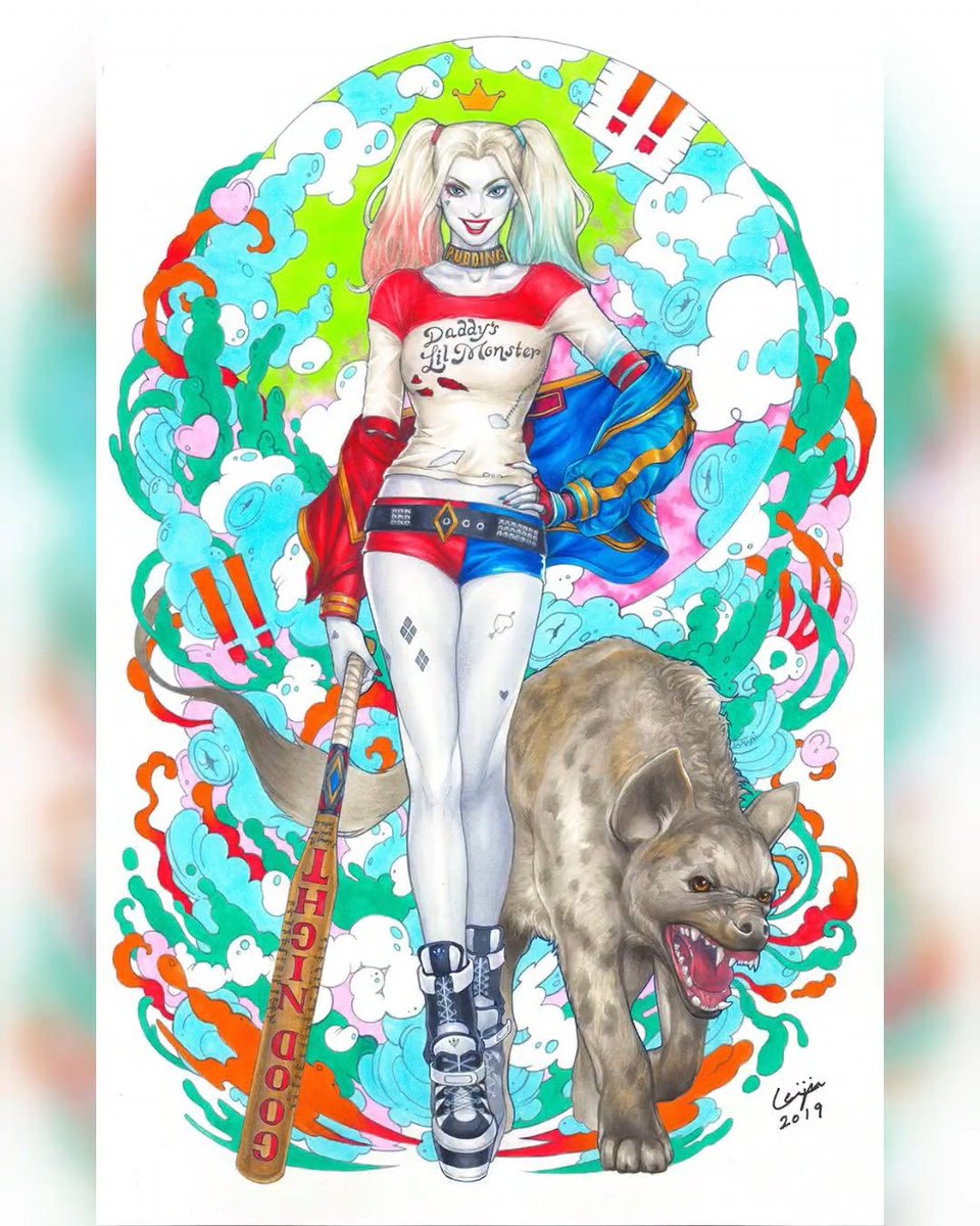 HarleysJinx's tweet photo. Harley Quinn by Eric Chen https://t.co/iWxYo6FmvJ