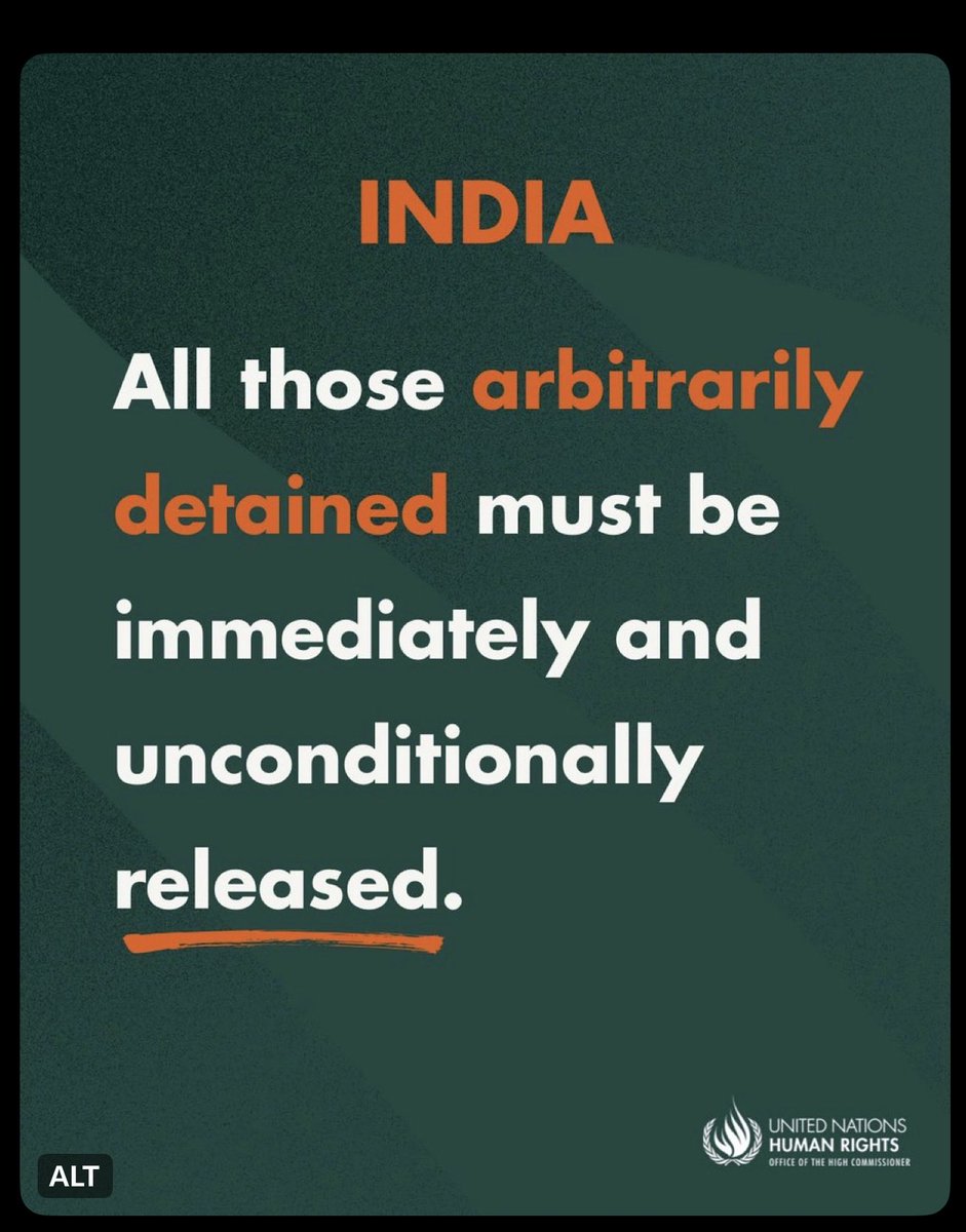 Dig_raw21's tweet photo. Dear Indians, this is @UNHumanRights  and western media . 

Protest in France - Student riots, communist organizations, global propaganda network. 

Mass Shooting in US - Mental health issues 

Protest in India - Human right abuse , right to protest, privacy , Dictatorship, press freedom . All detained must be released unconditionally. 😂😂

These war criminals and their media houses will teach us democracy !!