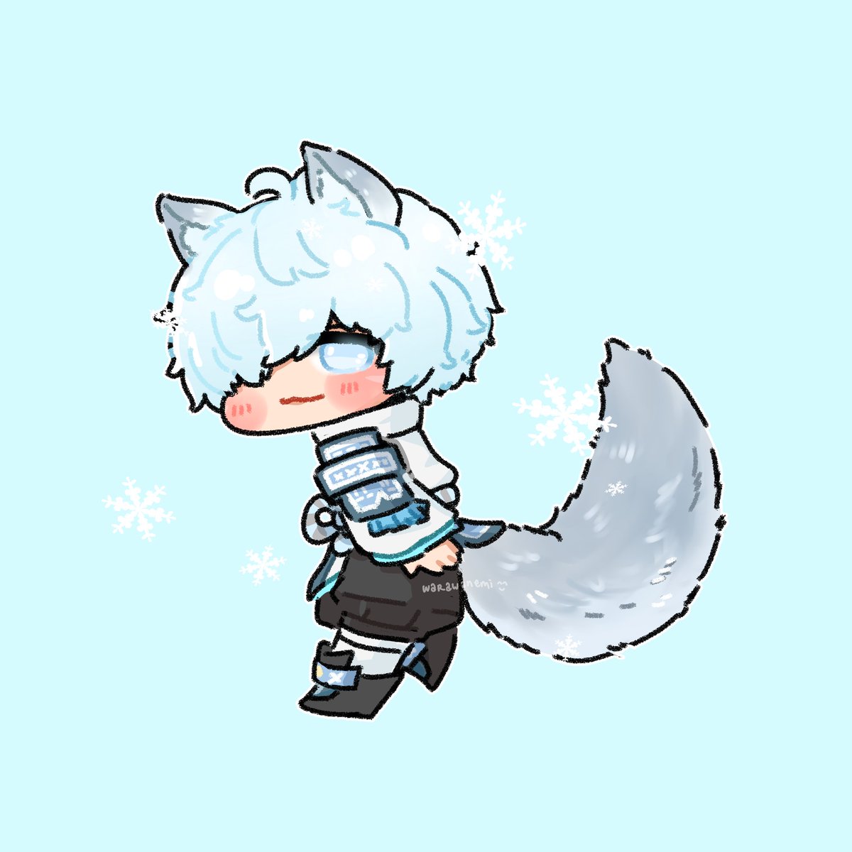 warawanemi's tweet photo. fluffy fubuki 
#龍ファクアート #GuardiansofAzuma https://t.co/U56Z3TXQRn