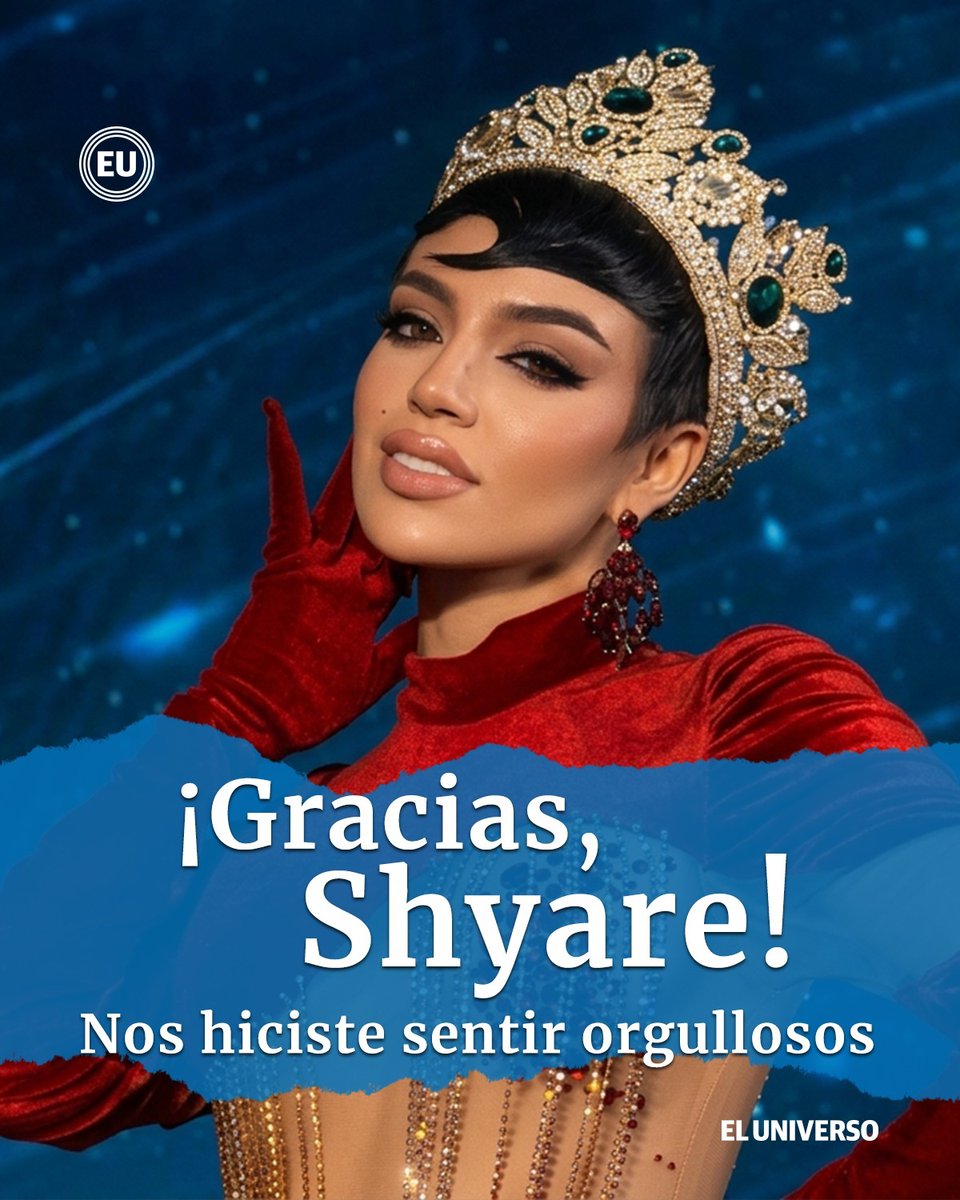 eluniversocom's tweet photo. 🇪🇨👑 ¡ORGULLO ECUATORIANO! ❤️💛💙 https://t.co/XopIHCRGEL

¡Shyare Andrade se queda con el SEGUNDO LUGAR del Miss Grand International 2026! 🏆✨ La representante ecuatoriana llegó hasta la instancia final del certamen y puso a soñar a todo un país con su participación.

🇪🇨 ¡Ecuador celebra su destacada actuación en el escenario internacional! 💐👏

#ShyareAndrade #MissGrandInternational2026 #Ecuador