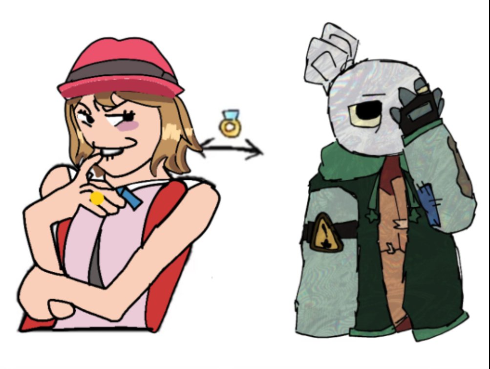 Spoon_f0rk's tweet photo. Random collab with my friend
(I'm the Garbo one) https://t.co/runc2Cn4Wt