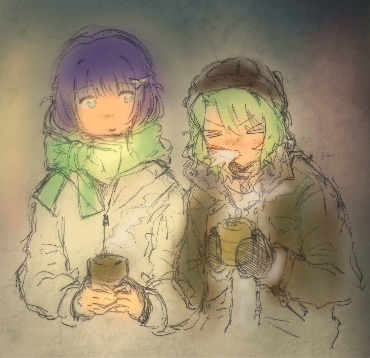 _pizzicatodrops's tweet photo. I think natsume layers up a lot for winter because she gets cold easily… it makes her tummy hurt 💗 https://t.co/ZkPJwcJj4N