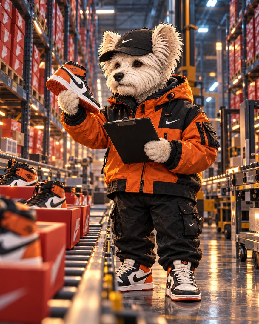 JustShoeDog's tweet photo. Quality control. https://t.co/KvZbrc00mj