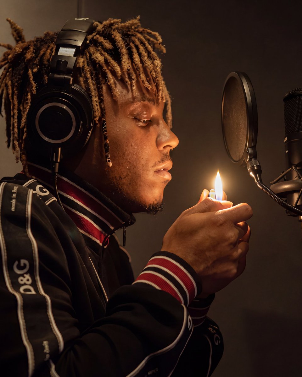 Rap's tweet photo. RAP FACT: Juice WRLD often recorded over 10 songs in a single night at the studio‼️🤯

His unreleased songs continue to surface today. https://t.co/yaybvJfBvp