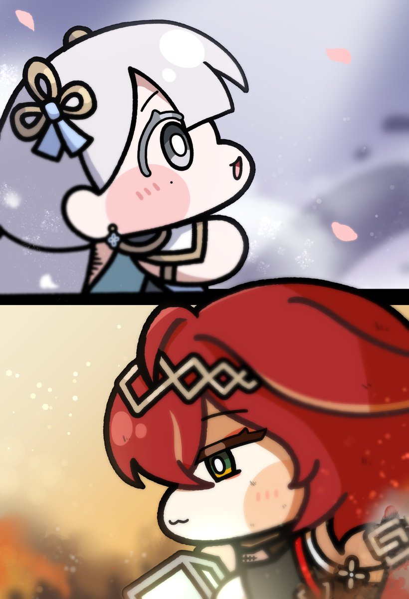Are_A_R's tweet photo. Same Choice, Different Ending
#鳴潮 #명조 #Wuwafanart https://t.co/TQSackUjcv