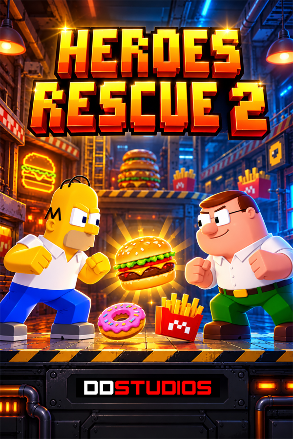 DefectoDigital's tweet photo. 🦸 HEROES RESCUE 2 llega muy pronto al Amstrad CPC.

Elige a Homer o a Peter, cómete toda la comida y libera a los héroes enjaulados en 20 niveles y 4 mundos. Pero ojo: si comes demasiado... 🍔💨

Disco, cinta y cartucho para Plus/GX4000.

https://t.co/DgLgTvM17m https://t.co/eMkQNwDB1b