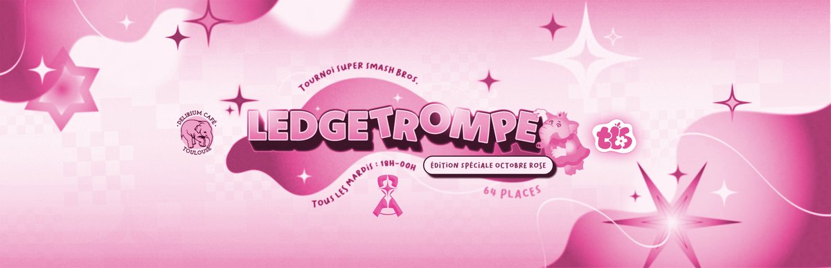 TLS_LastStock's tweet photo. Les inscriptions sont ouvertes pour le Ledgetrompe #36 spécial Octobre Rose !

👥64 places
🗓️Mardi 6 octobre
🗺️Delirium, 54 All. Jean Jaurès
👩‍👧‍👧Side-event amateur &amp; Melee
🖥️Une 20aine de setups dispo
🙏Tous les frais seront reversés à la Ligue contre le Cancer 

Lien ci-dessous ⤵️ https://t.co/kOBTjO3pcw