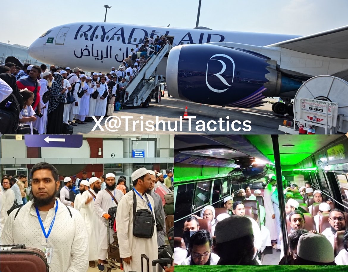 TrishulTactics's tweet photo. EXCLUSIVE 🚨:
This is a photo of the Bangladeshi Maulana group reportedly injured in the Riyadh airport attack, taken at an airport in Bangladesh before they boarded their flight to Saudi Arabia. https://t.co/YWcotV1b9r