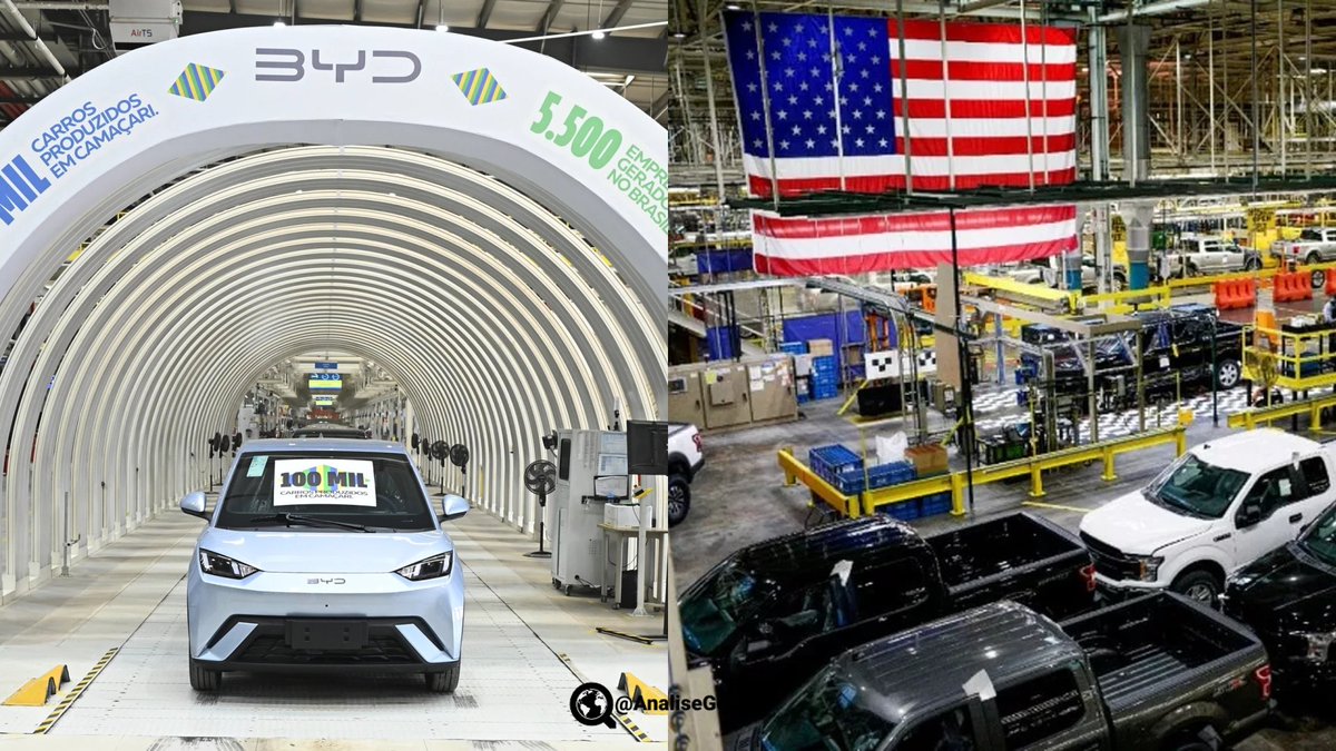 AnaliseGeopol's tweet photo. 🇧🇷🇺🇸 A indústria automotiva nacional está sendo pressionada pelos EUA, com Trump exigindo a remoção da regulação para importação de carros e peças automotivas do mercado nacional. A exigência é um dos 21 pontos do governo Trump para suspender o tarifaço a produtos brasileiros. https://t.co/k2QnHysIzB