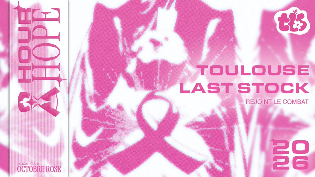TLS_LastStock's tweet photo. Du 12 au 18 octobre, aura lieu le #HourHOPE visant à récolter des dons destinés à La Ligue contre le Cancer, pour la lutte contre le cancer du sein.
Pour l'occasion tous les frais d'inscription et le CP du Ledgetrompe 36 seront reversés à ce mouvement !

Plus d'infos lundi ! https://t.co/KksbO08Lr2