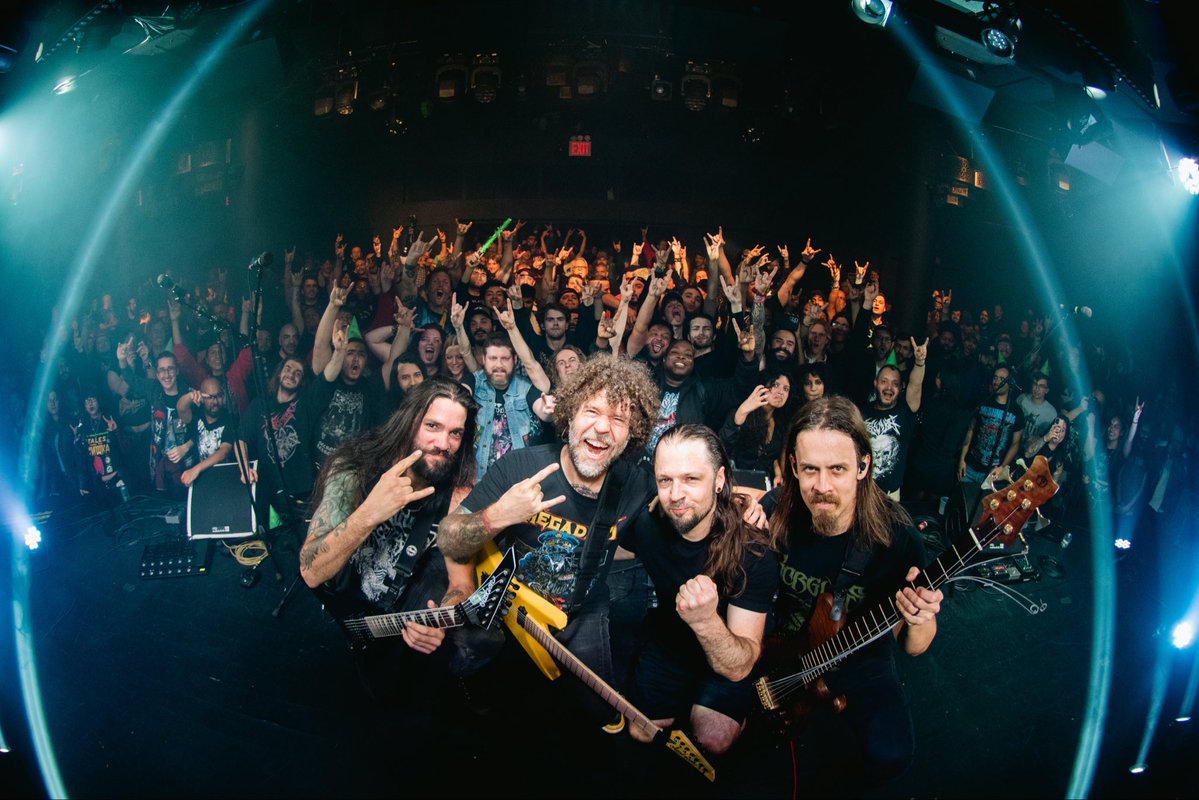 Revocation's tweet photo. Brooklyn! Thanks for the sold out show at @saintvitusbar That was truly a night we’ll never forget, you RULE! 

Tonight the 20 Years of Torment Tour comes to a close in Philly at @UndrgroundArts 

SEE YOU IN THE PIT! 👊 https://t.co/Dd9JW3Vjr7