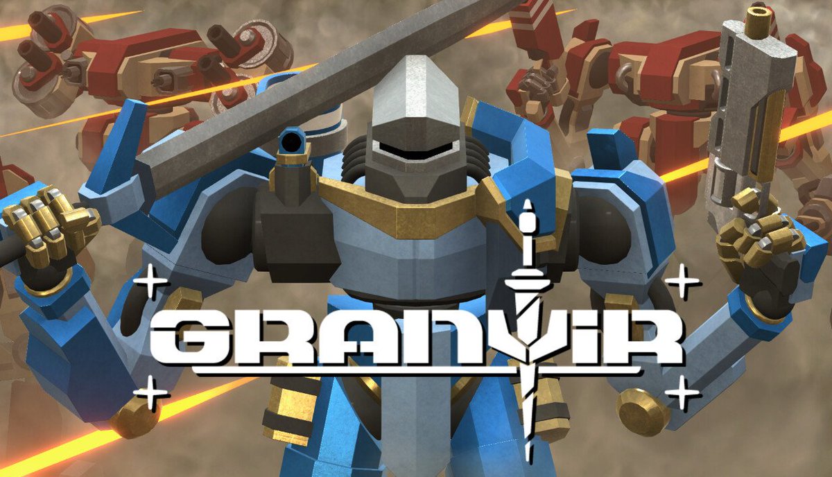 Fischer_Fitzroy's tweet photo. Its Time for some Granvir! Playing come Co-oP Millennium Front trying out all the new parts! Hop in and enjoy some rouge-like Mecha Action! Live on Purple Site, link in Bio! https://t.co/D4cYA5mkRk
