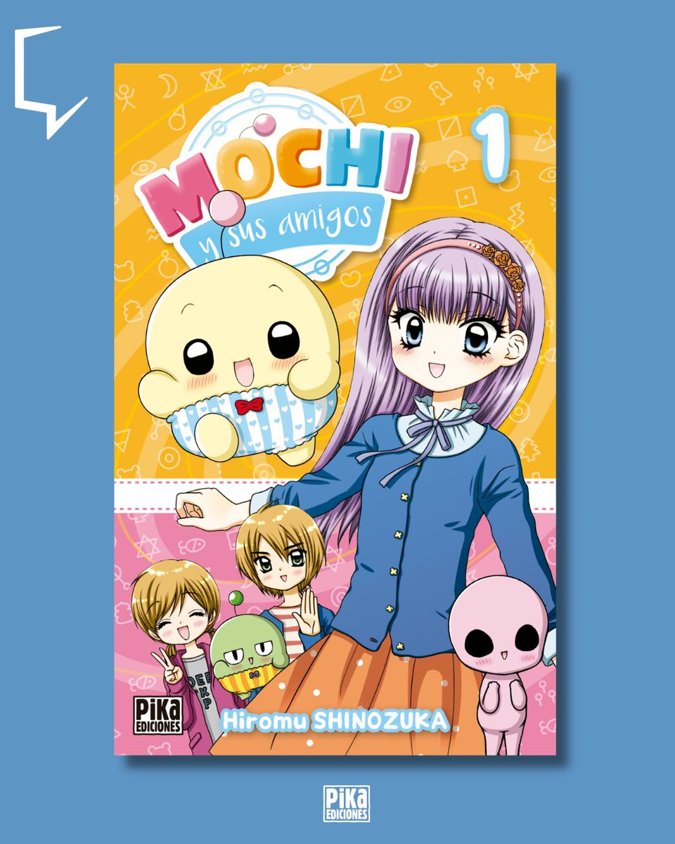PikaEdiciones's tweet photo. Este mes llega a nuestro catálogo una licencia muy especial: “Mochi y sus amigos” Vol. 1, nuestro primer "kodomo".

Una obra de Hiromu Shinozuka que tiene mucho humor, amistad y aventuras, perfecta para empezar a leer manga. Y además, ¡la serie está completa en 7 volúmenes! https://t.co/yc9UCrVeKj