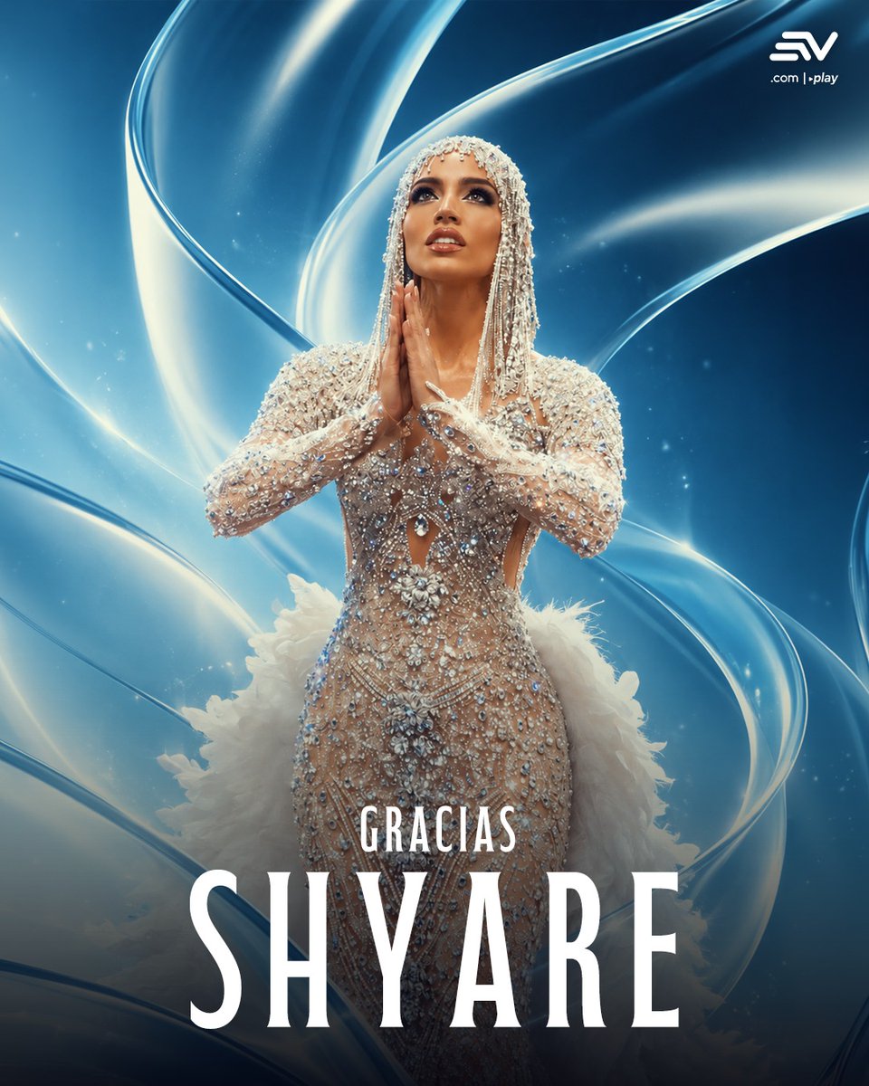 ecuavisa's tweet photo. https://t.co/5ehRkNa69s | Shyare hizo soñar a todo un país. 👑✨

Desde la calidez de Portoviejo hasta cada rincón del Ecuador, su carisma, humildad y elegancia dejaron una huella imborrable que llena de orgullo a nuestra gente. https://t.co/rKgTj6mD2Q