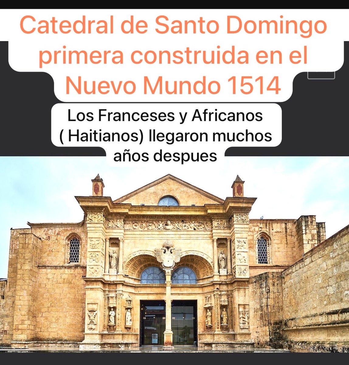 DavidVa19632183's tweet photo. @lusenepjean Los primeros fuimos nosotros muchisimos años antes que los Franceses y los Africanos que ellos trajeron y que se convirtieron en Haitianos. https://t.co/0jEJZrLVV8