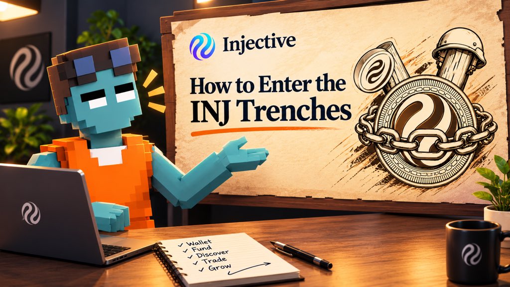 Iamsolenzy's tweet photo. New to the @injective trenches?

Curious about INJ memecoins, token launches, swaps, and trading platforms? Here’s a simple guide to help you get started.

Start with the basics:
✅ Set up your wallet
✅ Fund it with $INJ
✅ Explore Injective platforms
✅ Do your own research (DYOR)

You’ll learn about wallets like @MetaMask, bridges, launchpads, and trading tools along the way.

⚠️ Stay alert! Scams are everywhere. Always verify links, keep your seed phrase private, and remember that memecoins come with high risks.

Ready to explore the INJ trenches? Start with the article below 👇

#inj #bullish