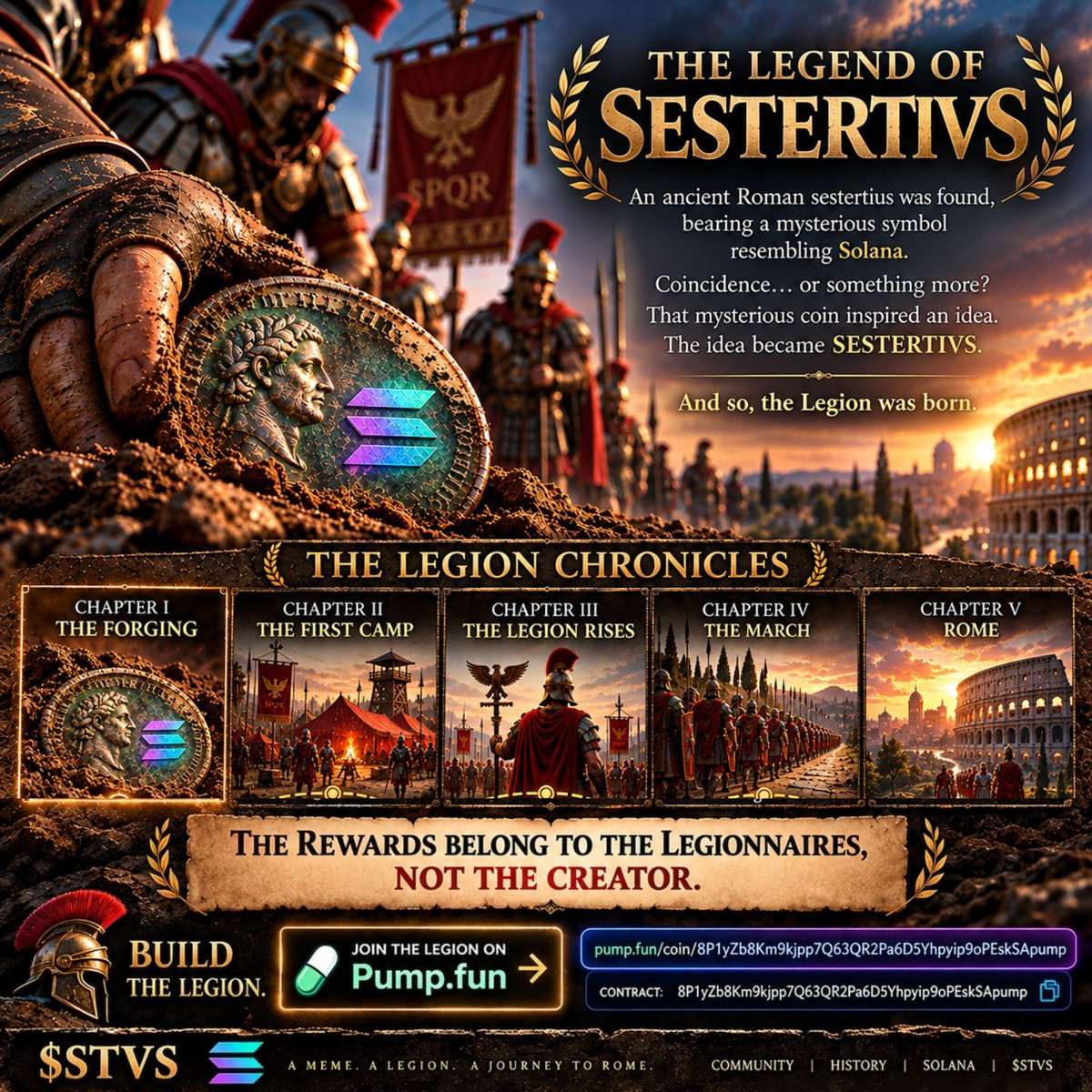 SESTERTIVSCOIN's tweet photo. 🪙 https://t.co/EnQtHpekUo:
https://t.co/IrHtYeowEN…

📜 Contract Address (CA):
8P1yZb8Km9kjpp7Q63QR2Pa6D5Yhpyip9oPEskSApump

⚔️ Telegram Community:
https://t.co/cWCAAgqb3a

🐦 X:
https://t.co/Hn1ByV8Oto

#SESTERTIVS #Solana #Memecoin https://t.co/j61u8CtTlf