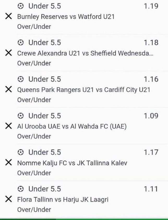 lovebet01's tweet photo. 2k odds Under 6.5 goals code on my telegram 

https://t.co/mUxeot1dhn https://t.co/TSrBSfM41L
