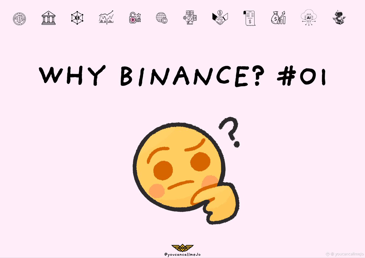 joey_awwad's tweet photo. I’ve created a 20-posts series on Binance Square covering WHY BINANCE?from every angle, from crypto and trading to stocks, bStocks, AI,Web3, payments and more.Find the full series on Square! 👀
Meanwhile,here are 20 summarized posters,one for each episode.

#Binance #WhyBinance https://t.co/z9n1gemCKA