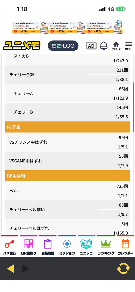 watasan777's tweet photo. 10月10日ということでホームあちちゾロ日。
27番で末尾０バーサス設定５打ち切り。確定は出せずでしたがいつもの店的にゾロ日末尾ノーマルはほぼ５なんで間違いないかな？ https://t.co/Ofe7zBJyic