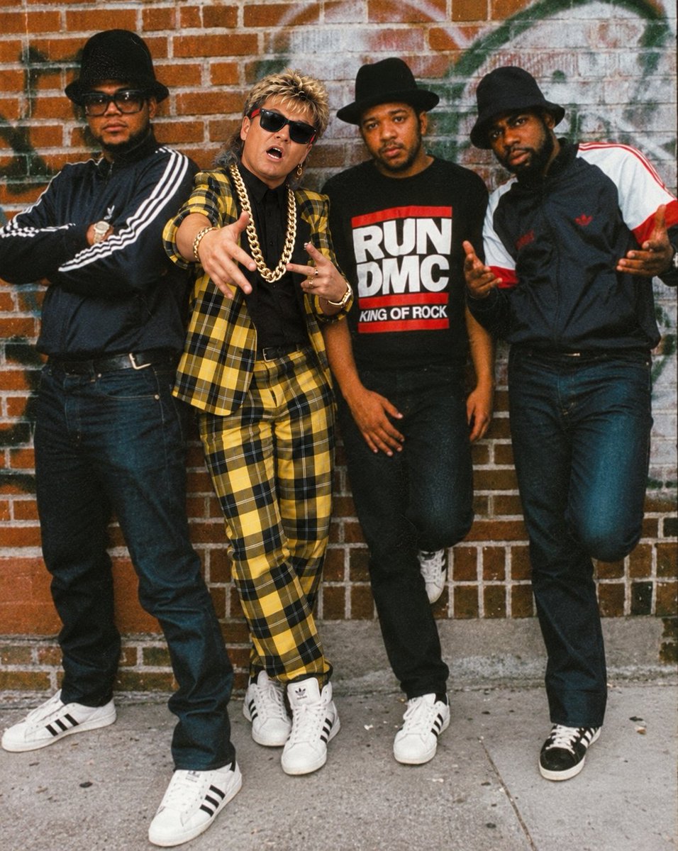 Eaglebauer's tweet photo. Somewhere in the multiverse this actually happened! @Bryan_Duncan #theheartisthesameitsjustadifferentface #rundmc https://t.co/rzTMmEDlLk