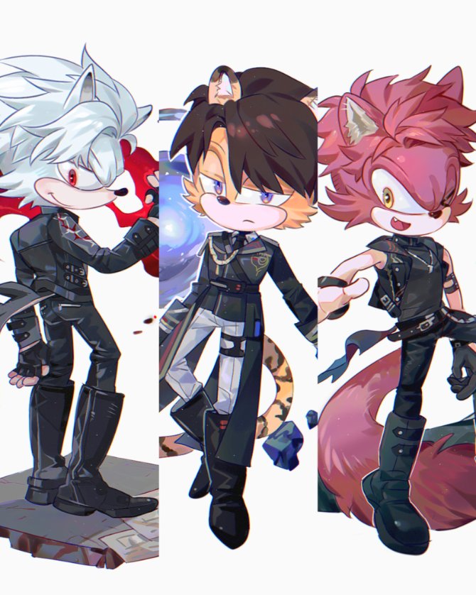 wo_hao91246's tweet photo. 单纯自己想看所以画出来的奇怪产出）🦔

#LoveandDeepspace
#Valko
#Caleb
#Sylus https://t.co/WBjmit23CM